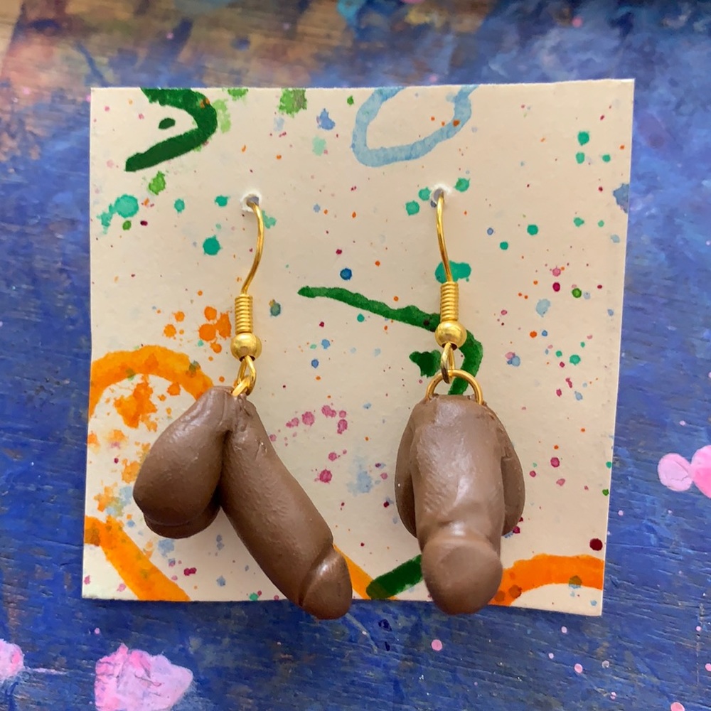 Penis Earrings